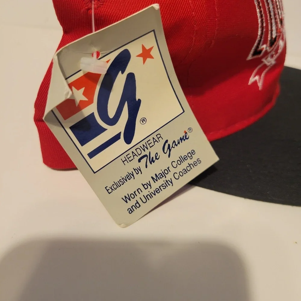 NWT Vintage University‎ Of Louisville Cardinals Snapback Hat Cap The Game